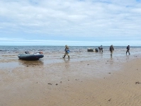 Высадка группы на побережье Двинского залива